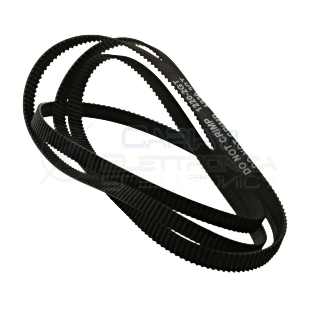 Cinghia 2GT 1220mm di Trasmissione chiuda da 6mm per stampanti motori 3DGenerico