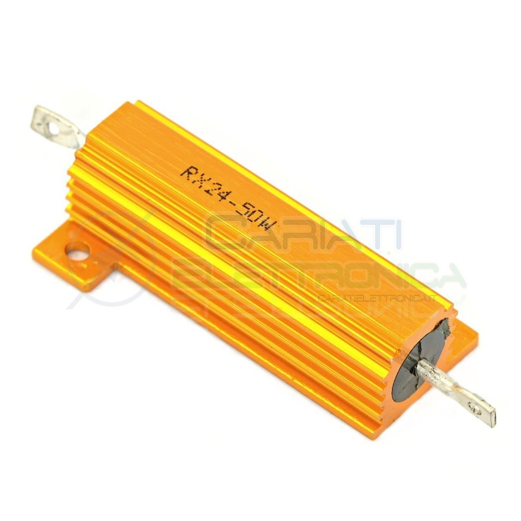 Resistenza 330 ohm 50W corazzata in alluminio 50Watt 330ohm