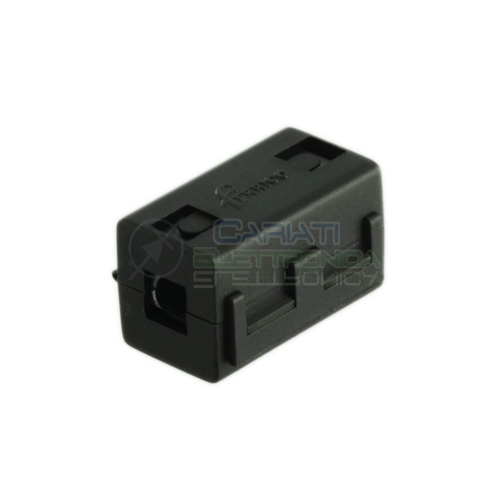 FILTRO FERRITE NERO PER CAVI CONTRO ELIMINA INTERFERENZE DIAMETRO 6,2 mm