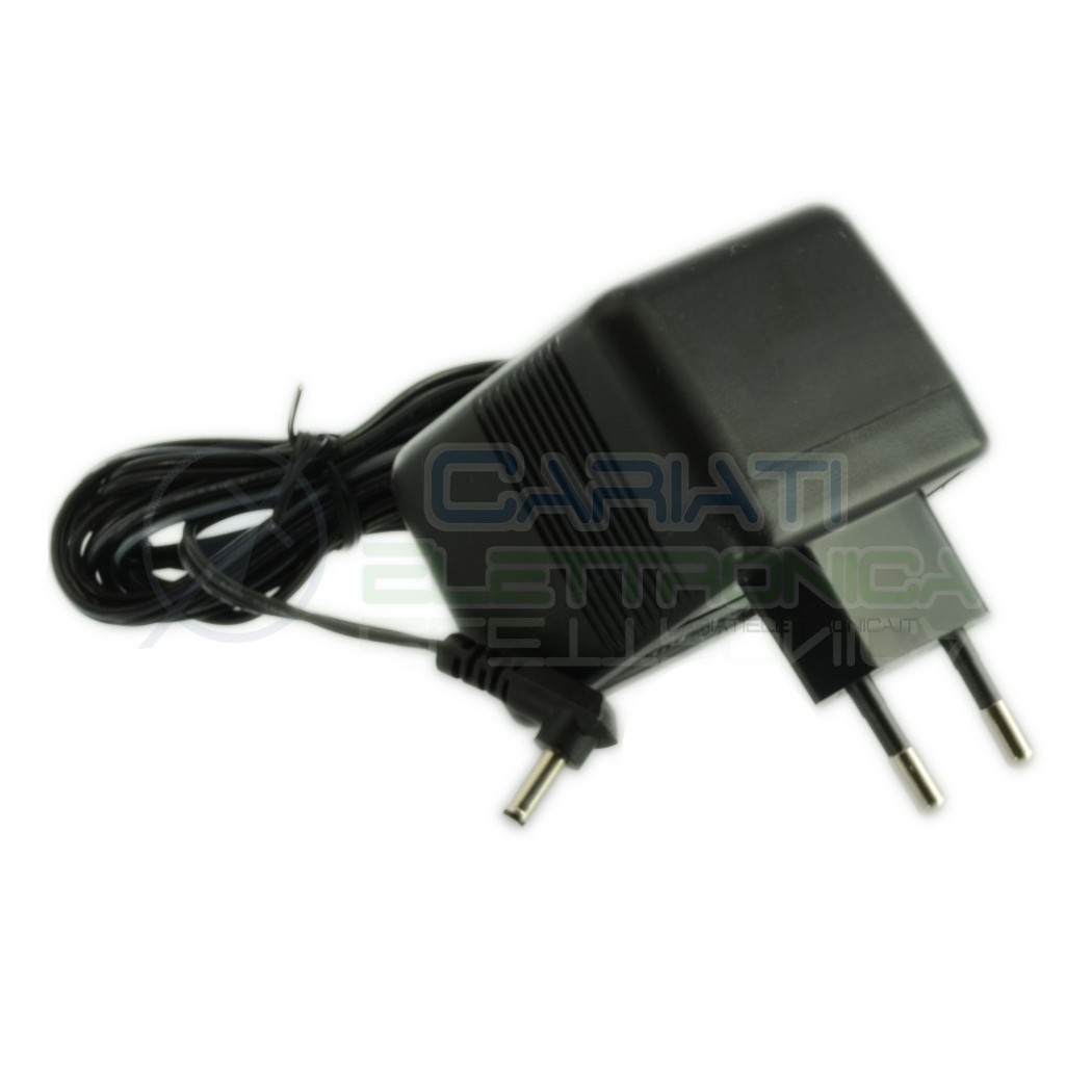 Alimentatore 12V 600mA Dc 7,2VA con connettore Dc 3.4/1.3mm Generico