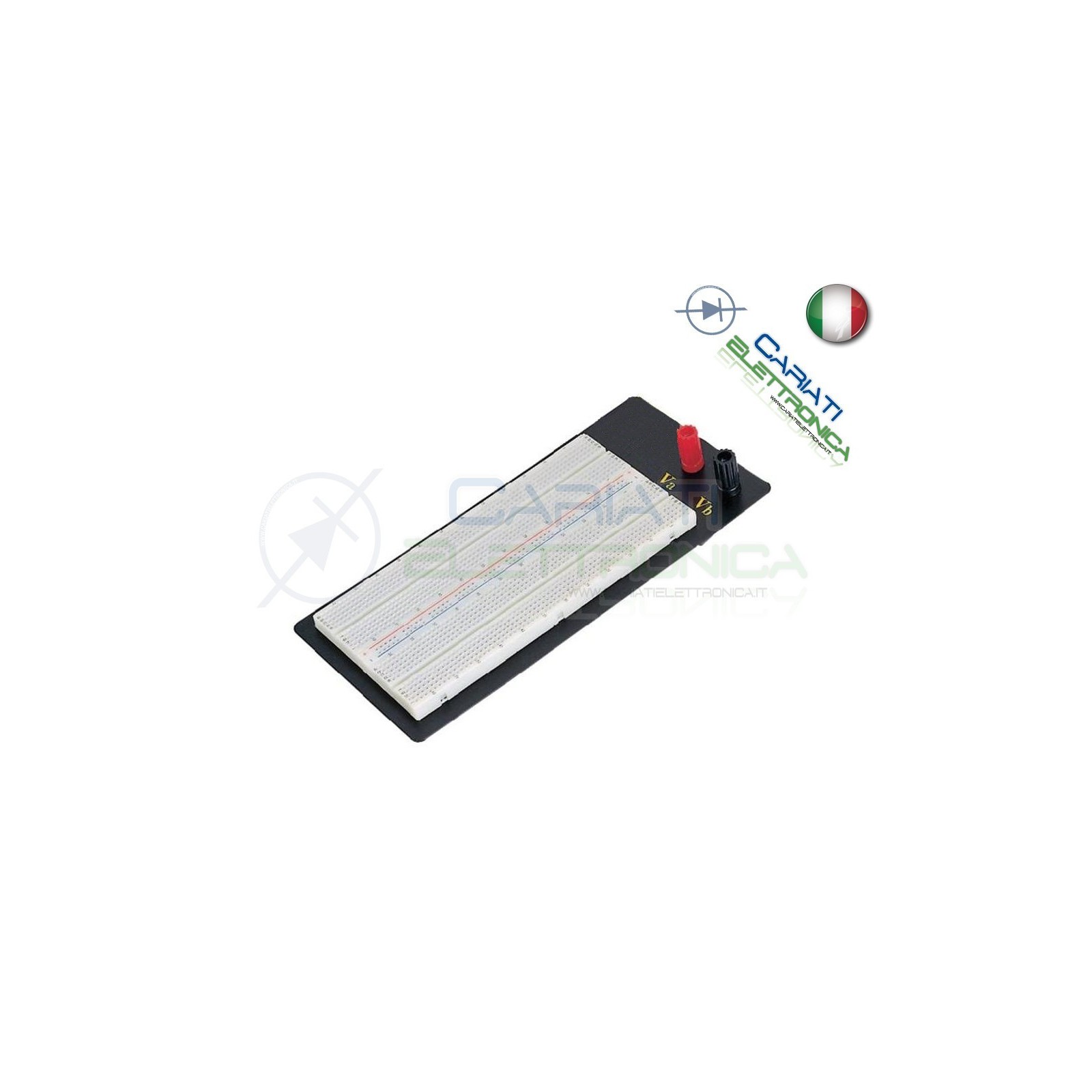 BASETTA MILLEFORI PIASTRA SPERIMENTALE BREADBOARD BREAD BOARD 1360 PUNTI