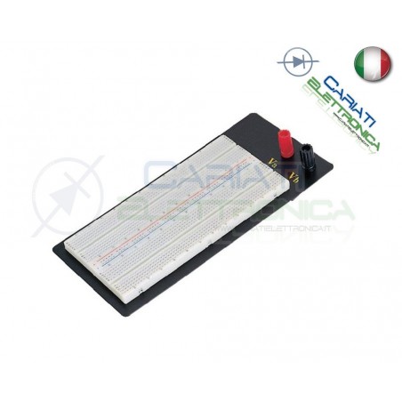 BASETTA MILLEFORI PIASTRA SPERIMENTALE BREADBOARD BREAD BOARD 1360 PUNTI