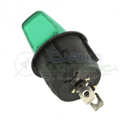 Interruttore Leva Verde da pannello ON OFF 6A 250V