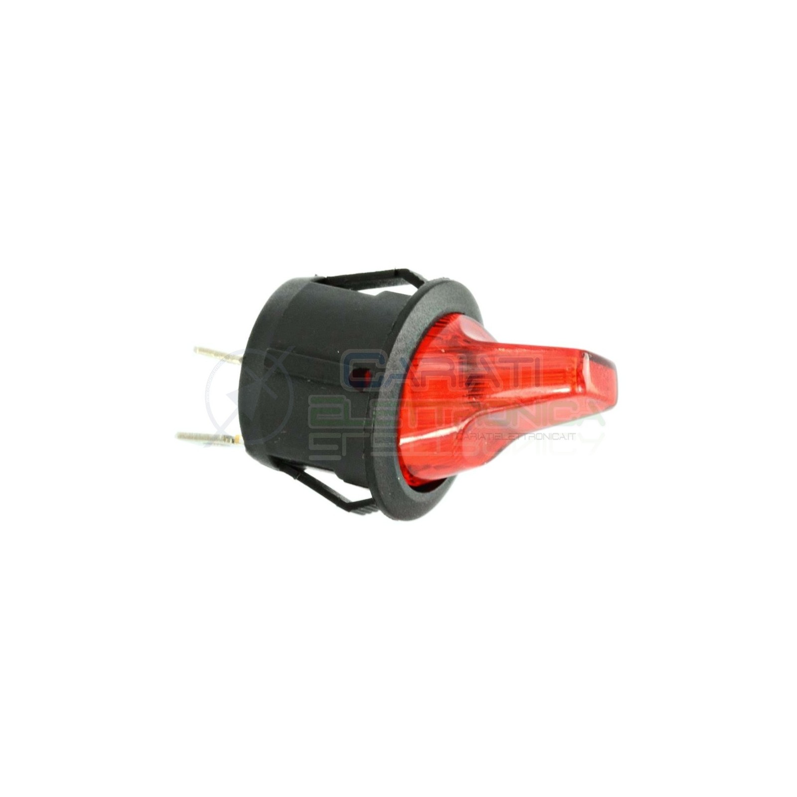 Interruttore Leva Rosso da pannello ON OFF 6A 250V