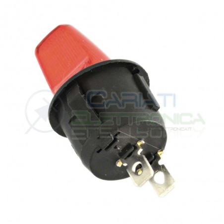 Interruttore Leva Rosso da pannello ON OFF 6A 250V