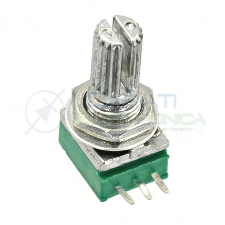 1 Pezzo Potenziometro Lineare 100 Kohm B100K RK097N 15mm Audio Amplificatore