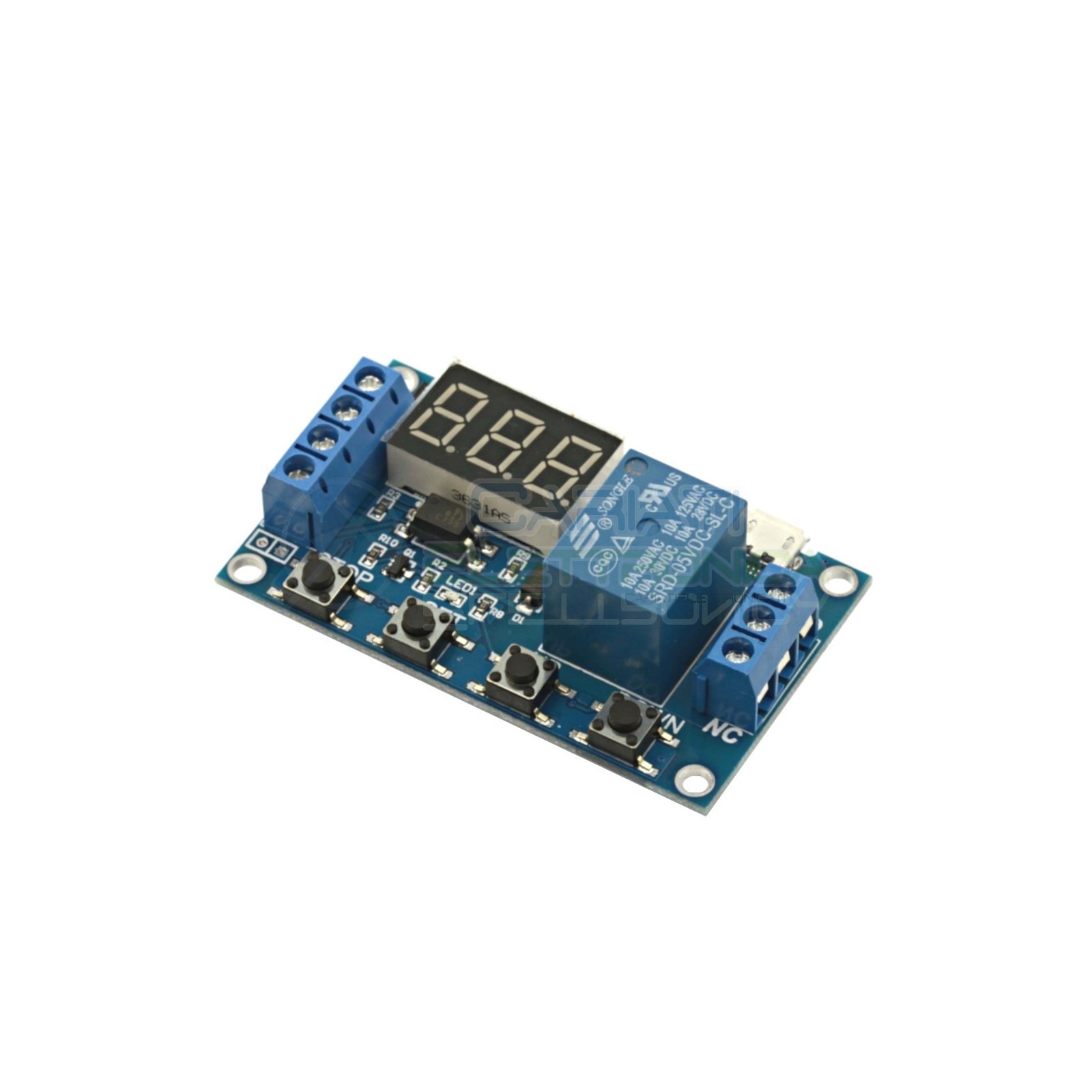 Modulo scheda temporizzatore timer 5v 12v con 1 rele' relay e più funzioni