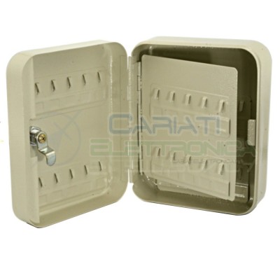 CASSETTA PORTACHIAVI PORTA CHIAVI DA 20 posti 16 x 7,5 x 20 cm