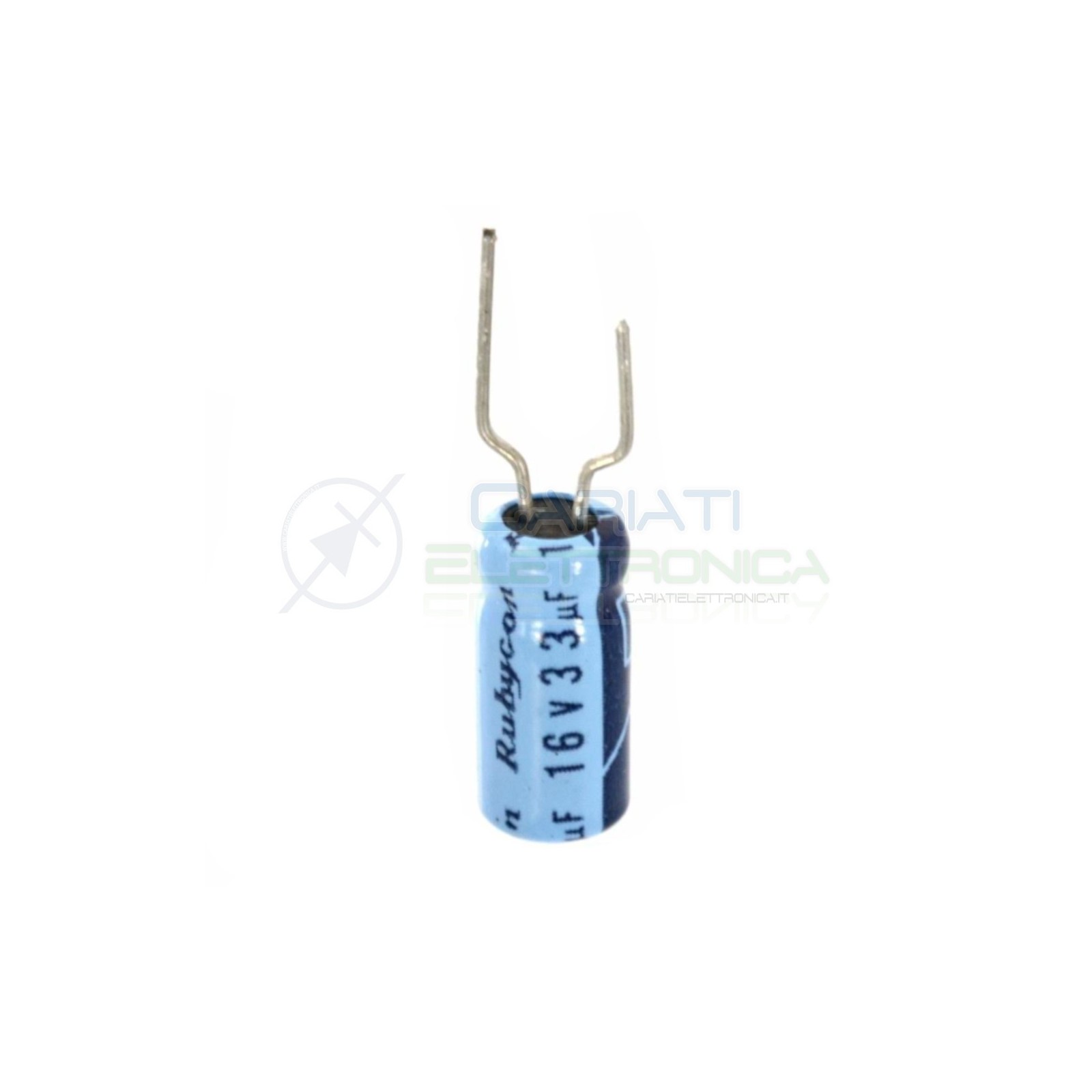 5 PEZZI CONDENSATORE ELETTROLITICO 33uF 33 uF 16V 85°11x5 mm RubyconRubycon