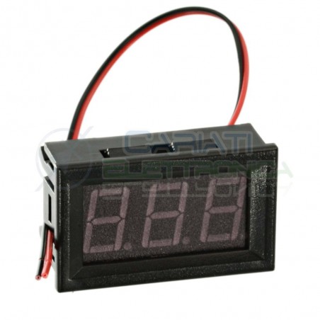 Display Lcd BLU Voltometro AC da pannello 60V-500V Tensione Tester