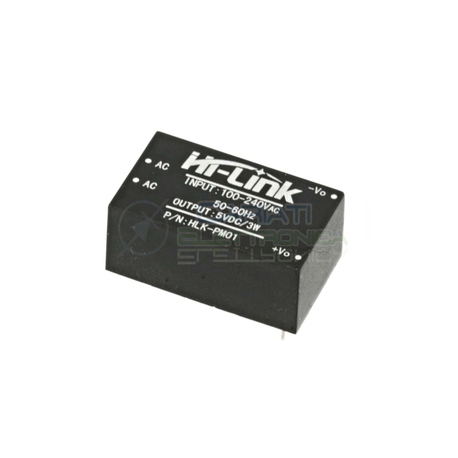 Trasformatore HI-LINK 3W 5V DC Ingresso 230V Ac Uscita 1x5V DC HLK-PM01