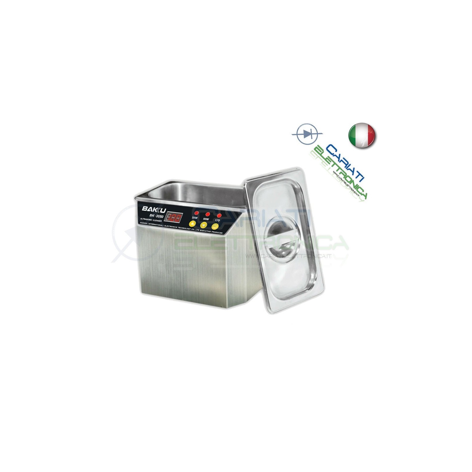 VASCHETTA VASCA ULTRASUONI LAVATRICE ULTRASONIC CLEANER 50W