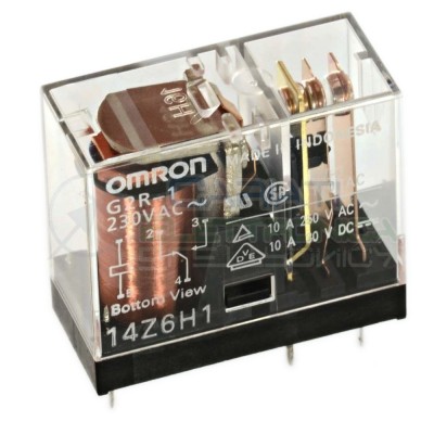 Relè OMRON G2R-1 G2R1 bobina da 230Vac 10A 250Vac 10A 30Vdc SPDT Omron
