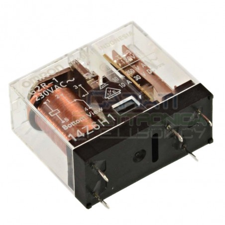 Relay OMRON G2R-1 G2R1 coil voltage 230Vac SPDT 10A 250Vac 10A 30Vdc SPDTOmron