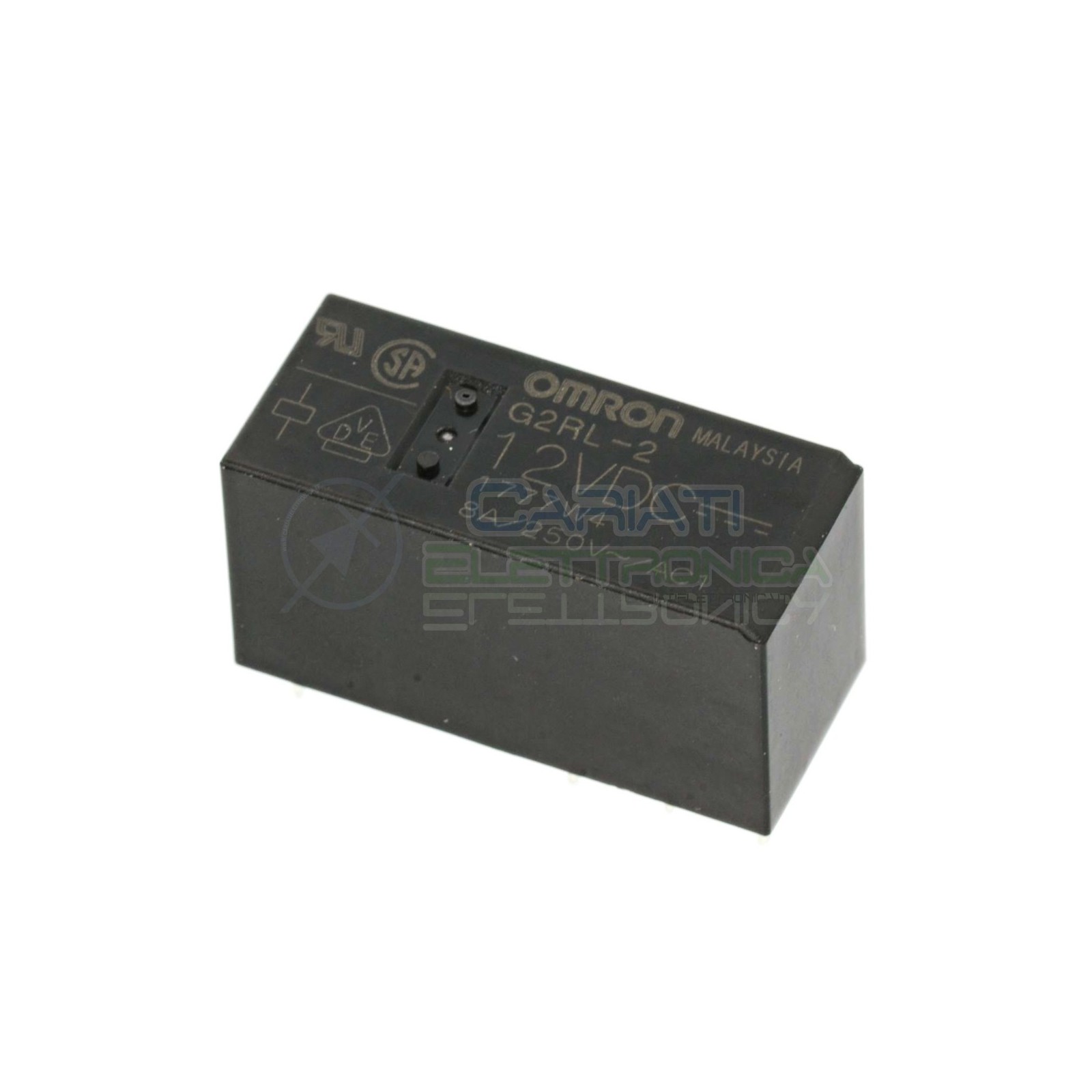 Relè doppio 2 scambio Omron G2RL-2 12VDC 12V DC 8A 250V DPDT Omron
