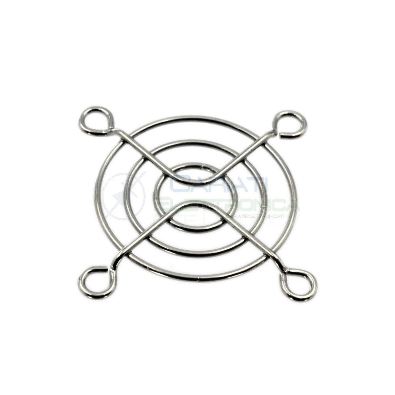 Griglia di protezione per ventola 50x50 mm in metallo cromato computer case