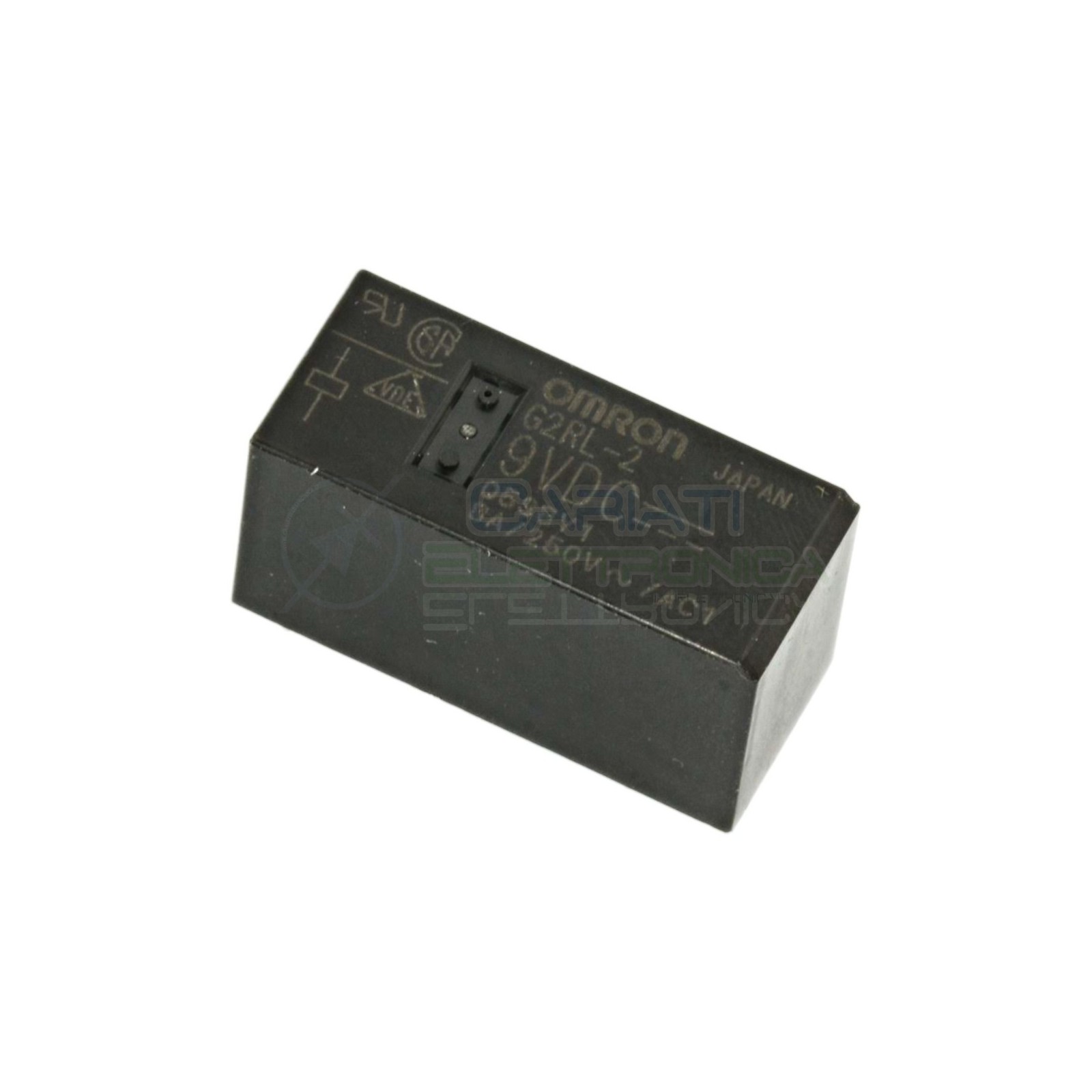 Relè doppio 2 scambio Omron G2RL-2 9VDC 9V DC 8A 250V DPDT Omron