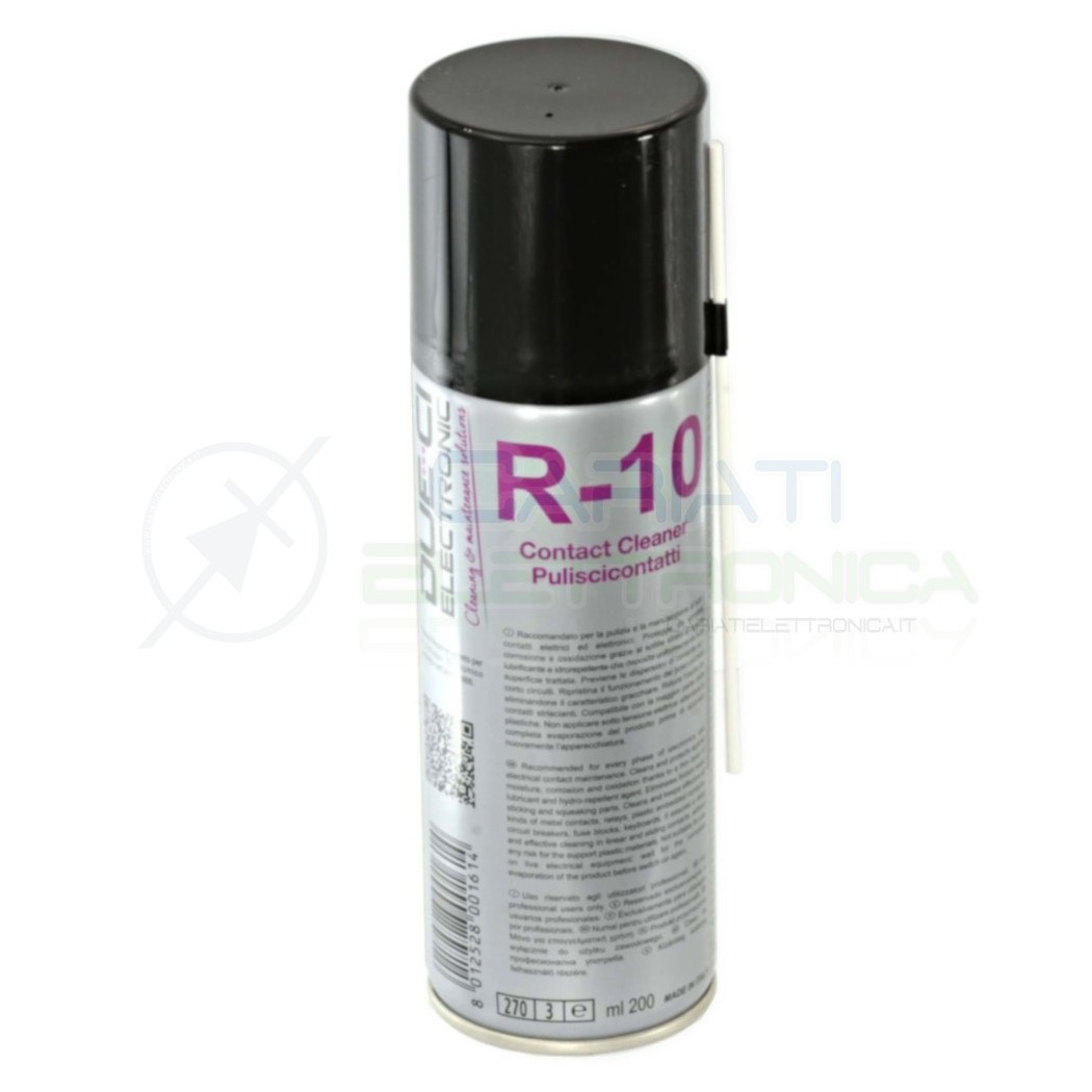 R-10 200ml DUE-CI SPRAY PULISCI CONTATTI R10 ORIGINALE !!! Due-Ci