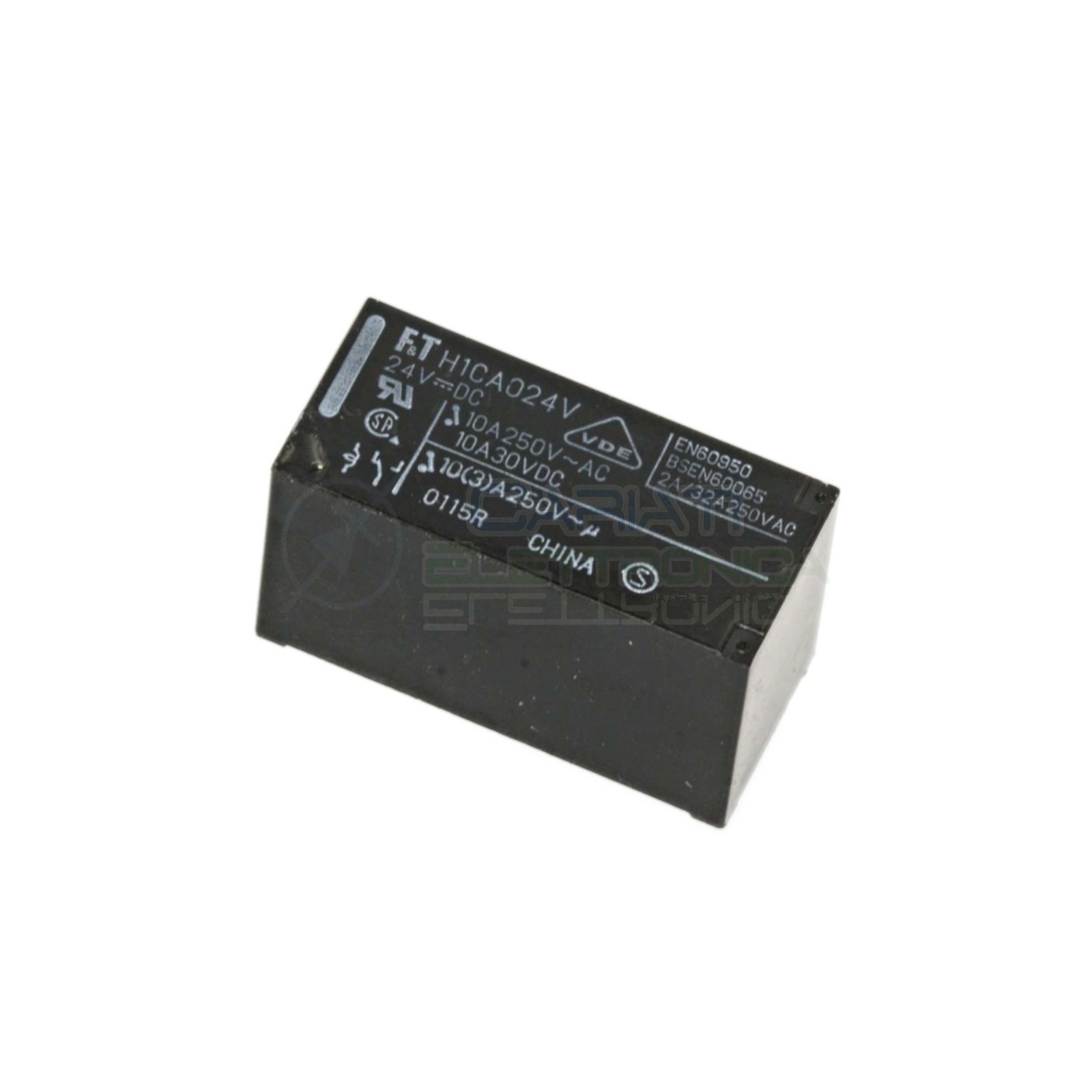 Relè singolo 1 scambio FT H1CA024V FUJITSU TAKAMISAWA 24 VDC 24V 10A 250V SPDT Takamisawa