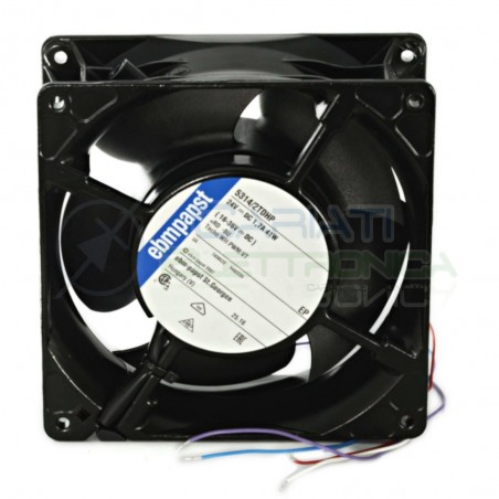 Ventola assiale da 24V dc 41 WATT ebmpapst 5314 /2 TDHP 140 x 140 x 50mm
