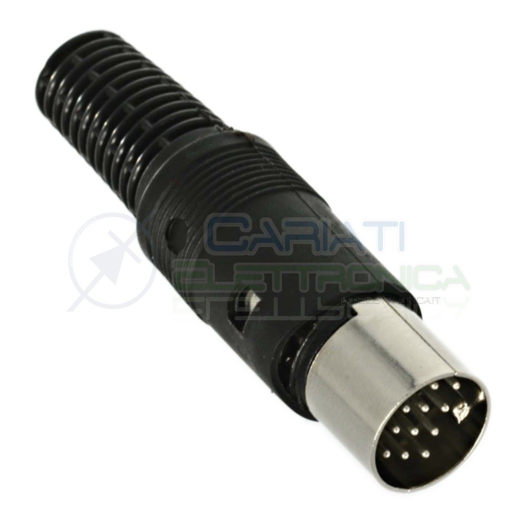 Connettore Spina Volante maschio DIN 13 Poli pin PS ATARI ST Kenwood Roland Generico