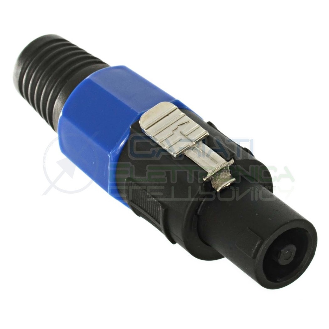 CONNETTORE SPEAKON VOLANTE 4 POLI MASCHIO JACK Speaker DJ Audio Generico