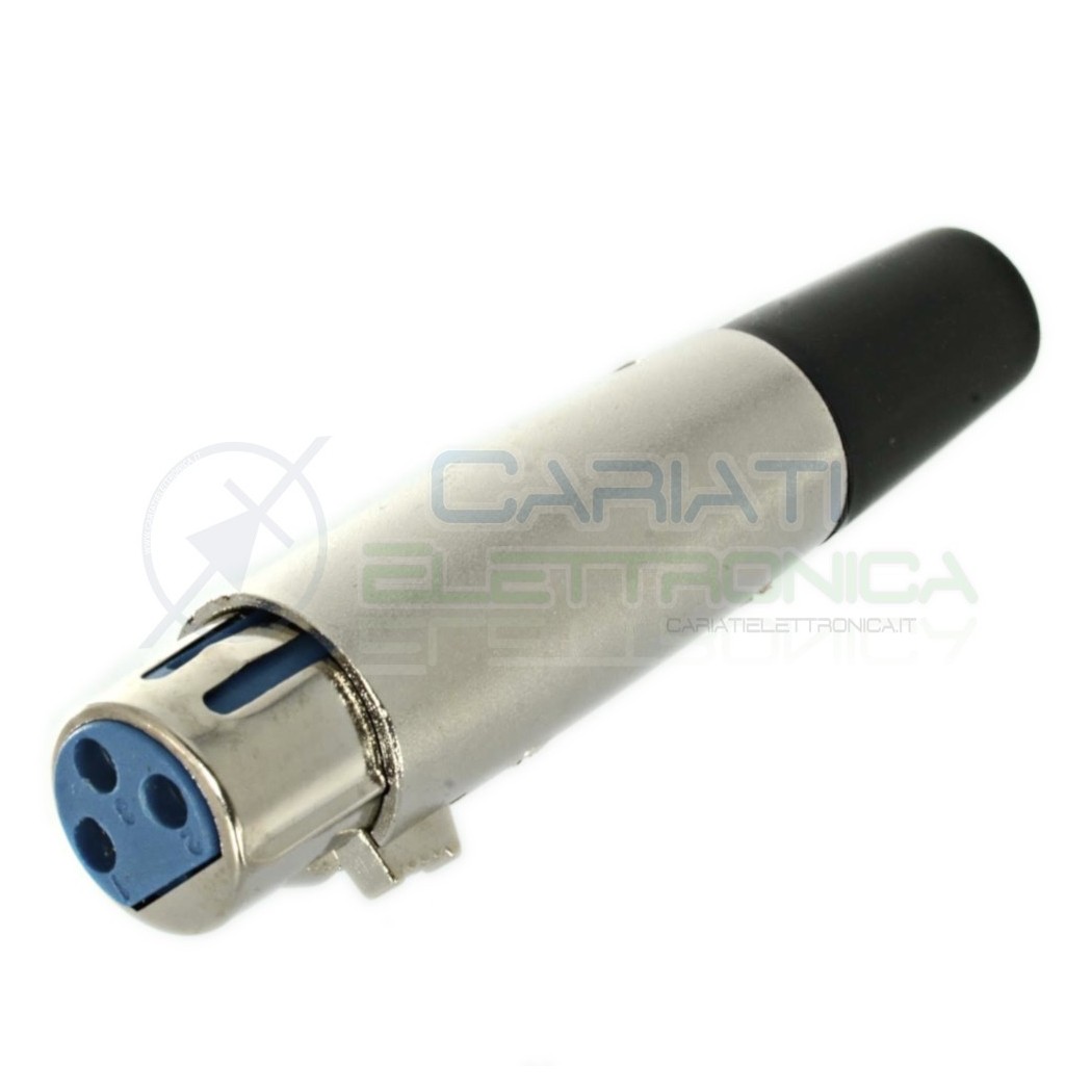 Connettore Plug Femmina Presa Microfonica Xlr Canon 3 Pin