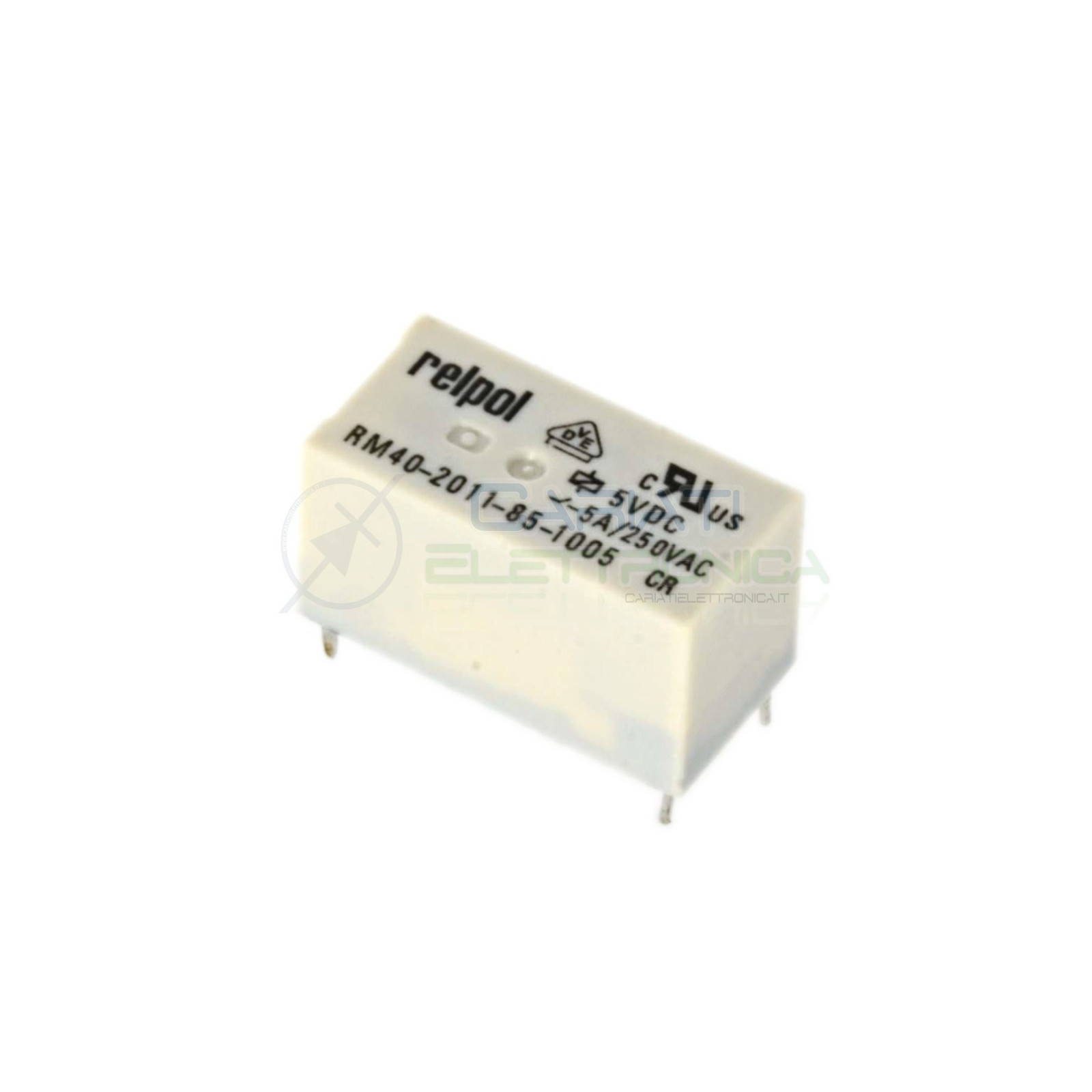 Relè singolo scambio RELPOL RM40-2011-85-1005 bobina 5V SPDT 5 pin 5A 250VAC 30VDCOmron