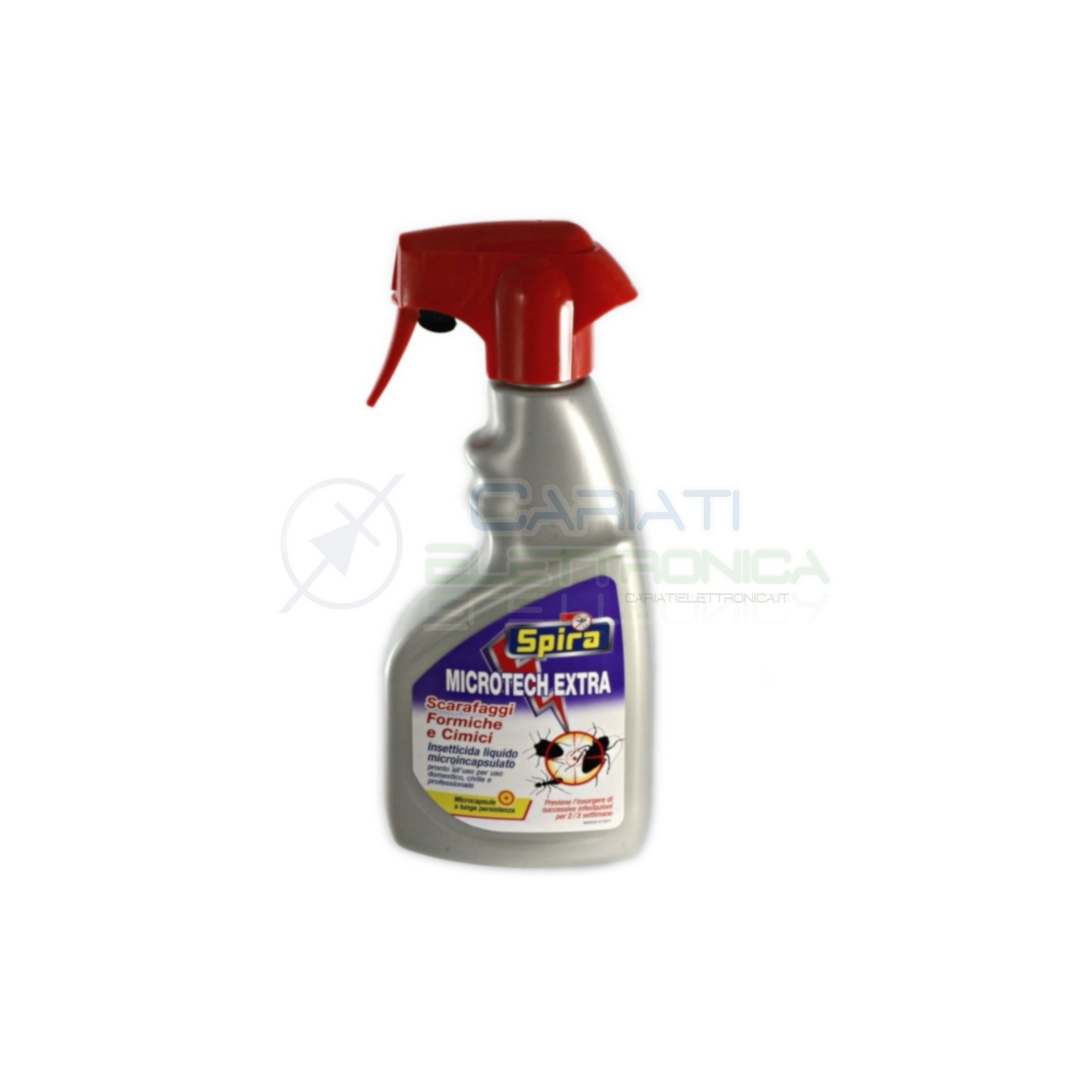 INSETTICIDA SPIRA MICROTECH EXTRA SPRAY ANIMALI STRISCIANTI FORMICHE SCARAFAGGI