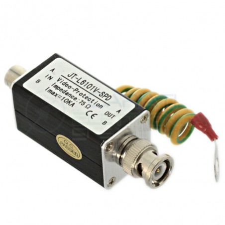 PROTEZIONE FULMINI SCARICATORE ANTENNE SEGNALE VIDEO CON ATTACCO BNC