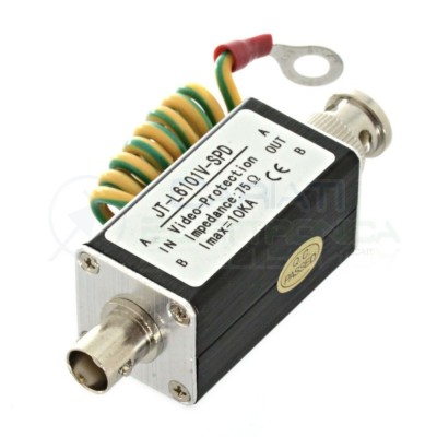 PROTEZIONE FULMINI SCARICATORE ANTENNE SEGNALE VIDEO CON ATTACCO BNC