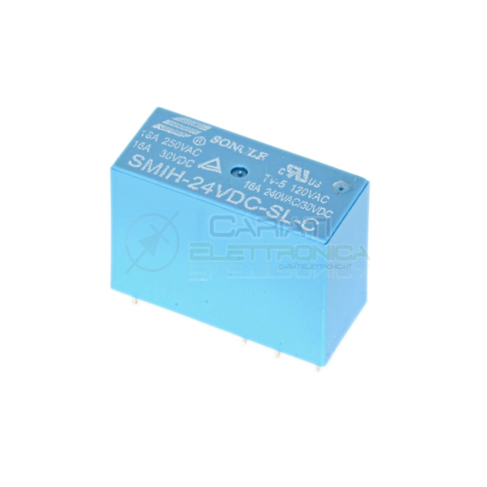 Relè Songle SMIH-24VDC-SL-C con bobina da 24Vdc 16A 30Vdc 16A 250Vac SPDT Songle