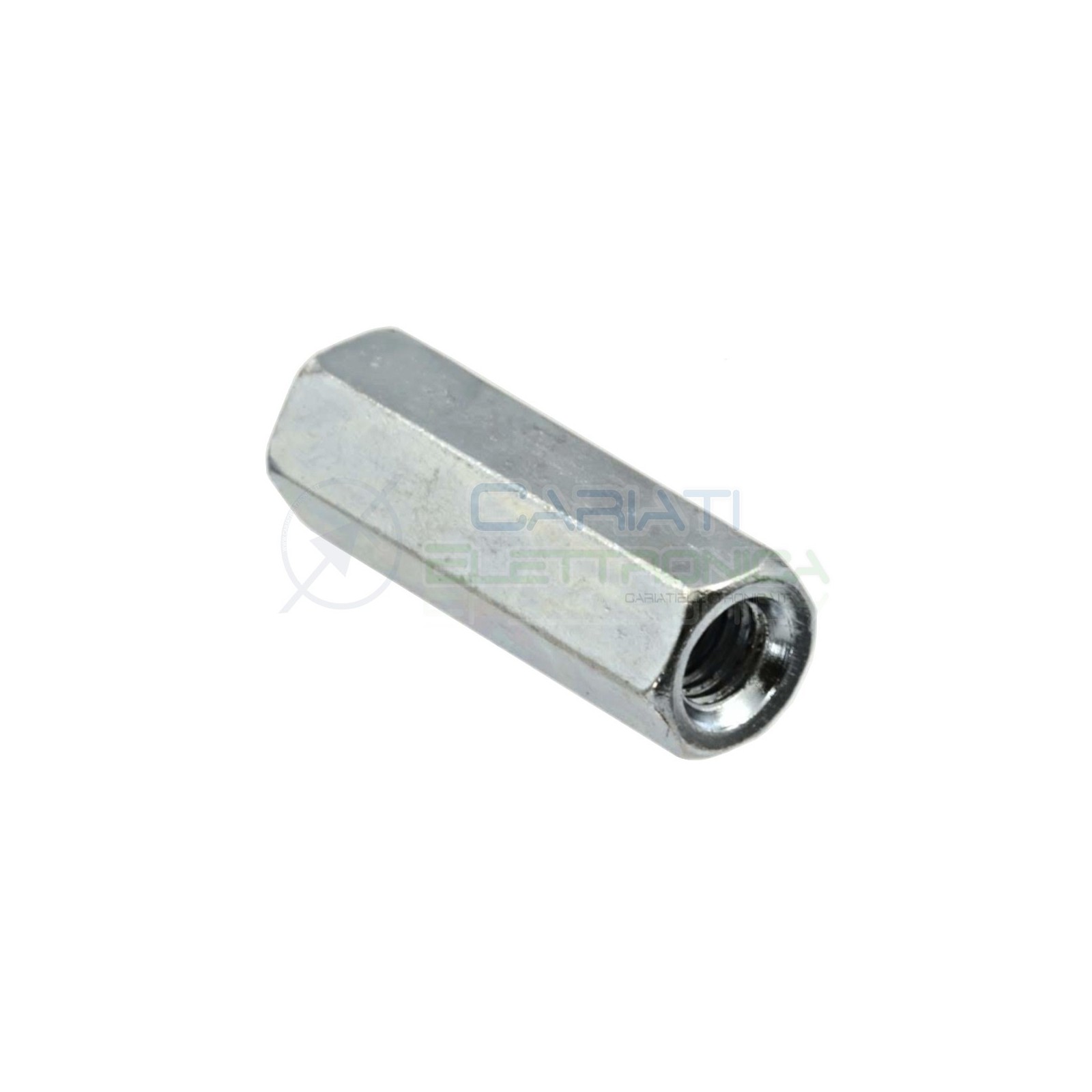 2 Pezzi Distanziali M8 13X40mm F/F in Acciaio Zincato DIN 6334 Manicotto Esagonale Ambrovit