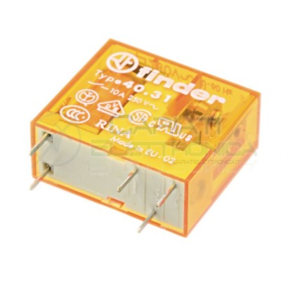 Relè FINDER 40.31.8.230.0000 con bobina da 230Vac 10A 30Vdc 10A 250Vac SPDTFinder