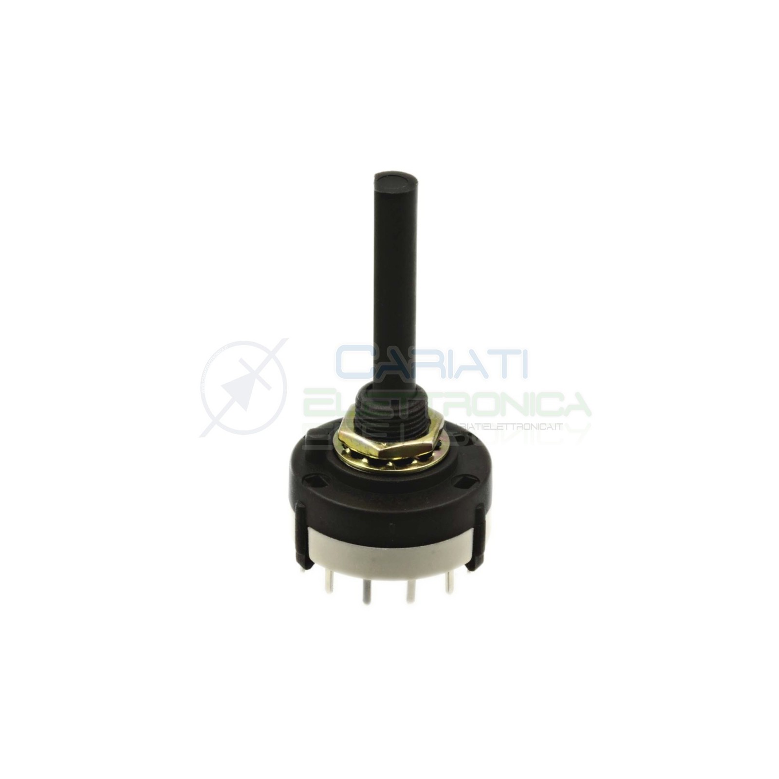 Selettore rotativo 2 vie 6 posizioni Commutatore con Albero 29mmTaiwan alpha electronic