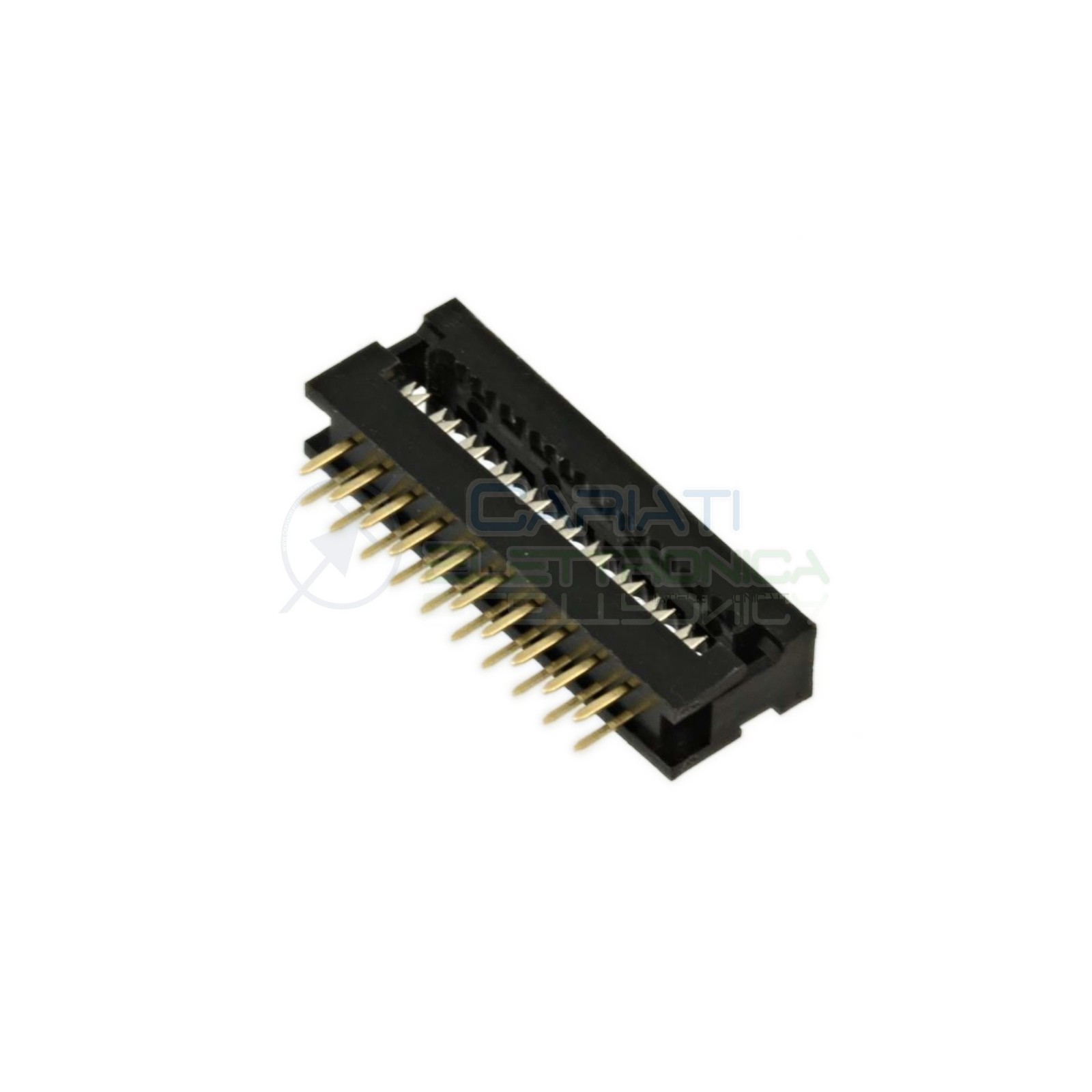 2 PEZZI CONNETTORE IDC MASCHIO VOLANTE 20 POLI PER CAVO PIATTO FLAT CABLE