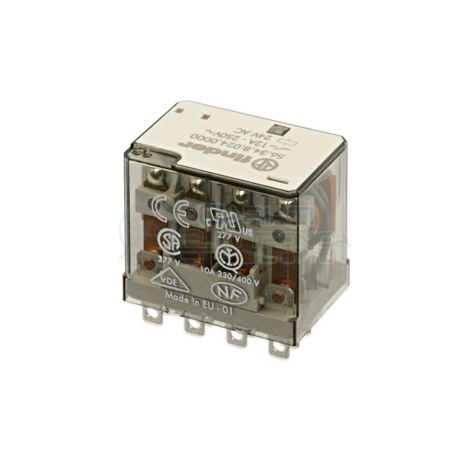 Relè industriale 56.35.8.24 4PDT Bobina 24V 14 pin 12A 250V FINDER Finder