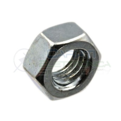 100 PEZZI Dado M8 ZINCATO in Metallo 6S UNI 5588 PG Distanziali Dadi Ambrovit