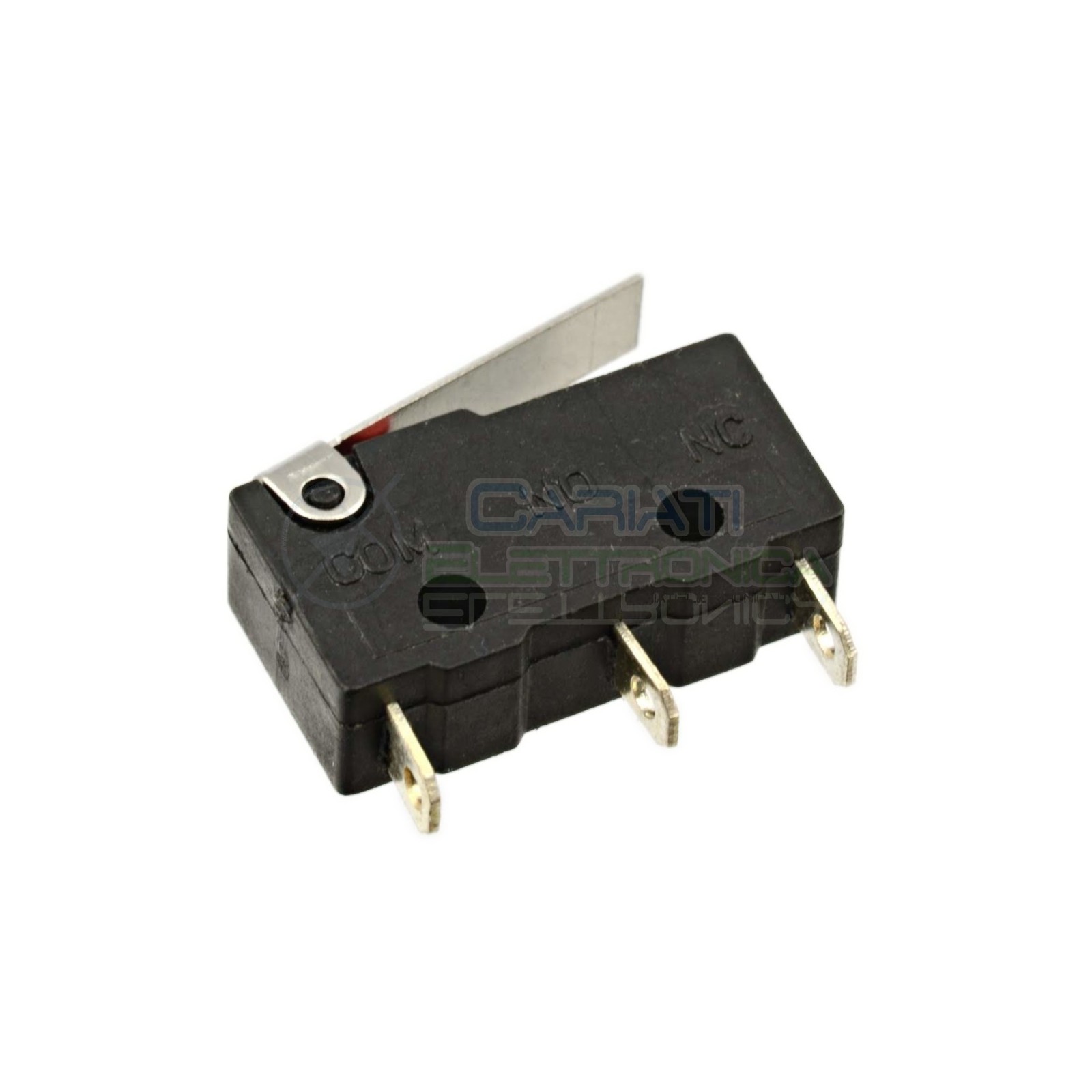 2 Pezzi MicroSwitch a leva Pulsante Fine Corsa Micro Switch Pulsante a leva