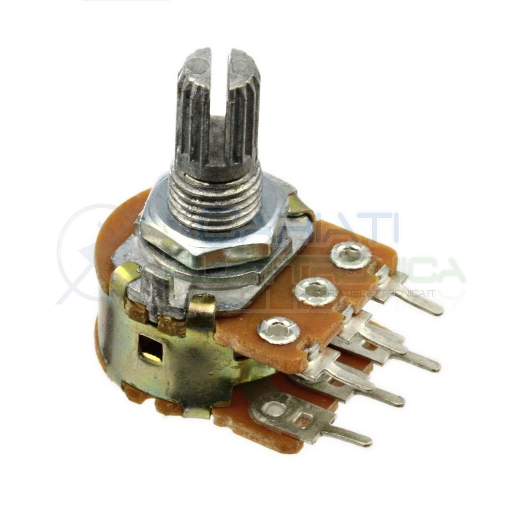 On a potentiometer pins Read a