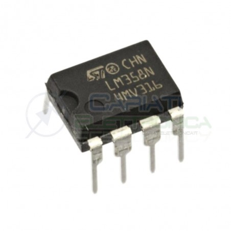 4 PEZZI LM358N LM358 Amplificatore operazione DIP8 8 PinST MICROELECTRONICS