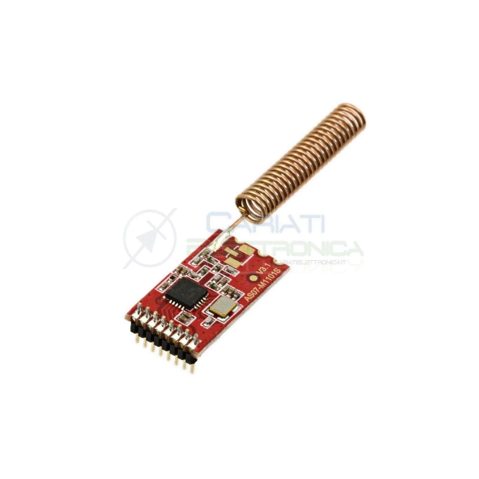 Modulo cc1101 433mhz as07-m1101s wireless radio trasmettitore ricevitore fhem Arduino Raspberry