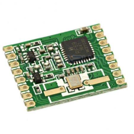 Modulo RFM69H Ricetrasmettitore 868MHz HopeRF wireless RF FM FSK interf. SPI