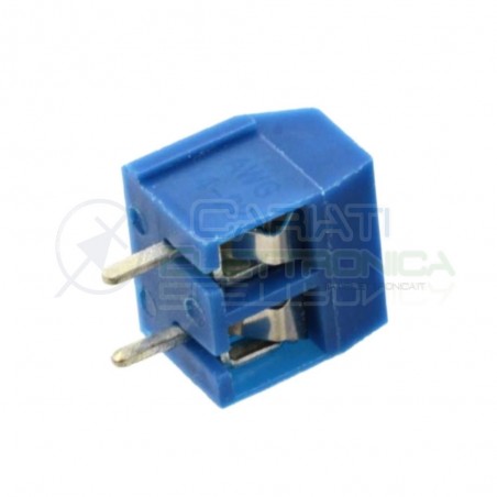 50 PEZZI Morsettiera 2 Poli H 10 Morsetti Connettore PCB Terminal BlockGenerico