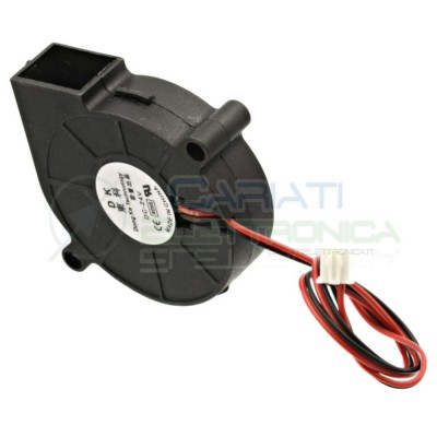 Ventola turbo 24V 0,12A 50x50x15mm raffreddamento stampante 3D Generico