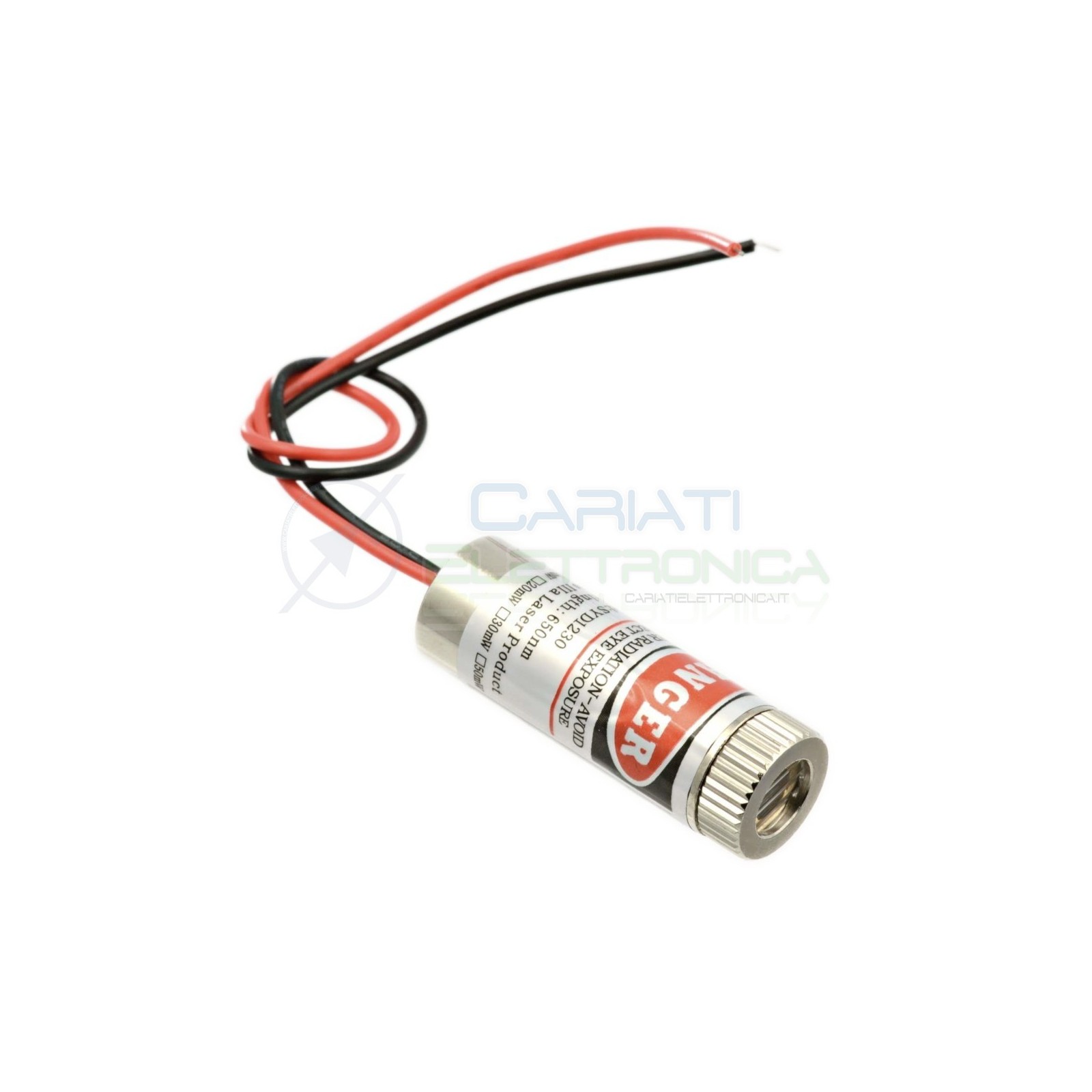 Laser Line Red 650nm 5mW 5V 3V Point Dot Diode Focusable Lens