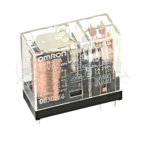 Relè OMRON G2R-2A bobina da 12Vdc 5A 250Vac 5A 30Vdc DPST