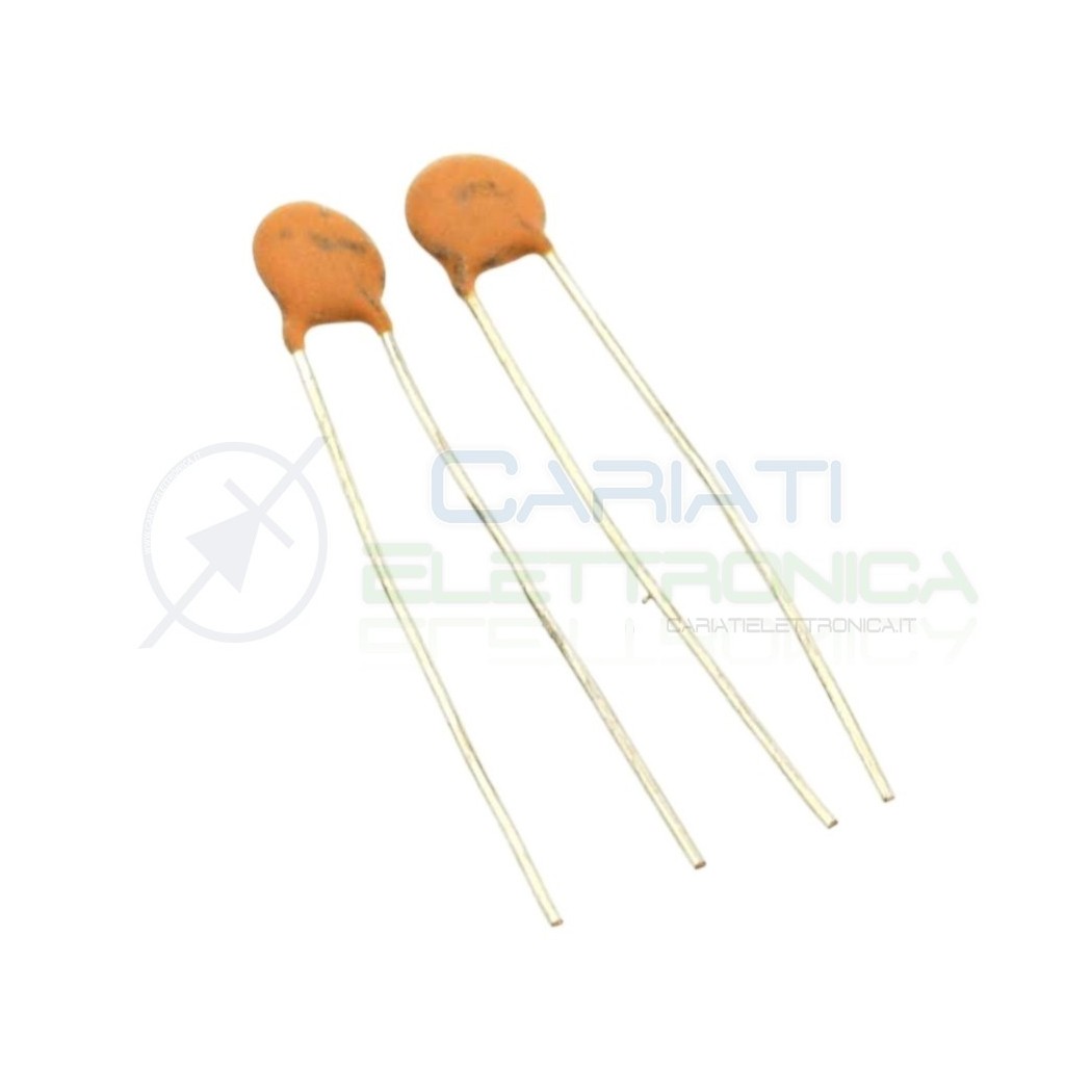 10 PEZZI Condensatore Ceramico a Disco 10000 pF 10000pF 50V Y5V Passo 2,54mm