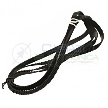 Cinghia 2GT 1350mm 1350-2GT di Trasmissione chiusa da 6mm per stampanti motori 3DGenerico