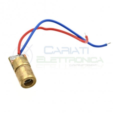 1 PEZZO Laser Rosso Diodo Puntatore 3v Sensore Arduino Pic Atmega Raspberry